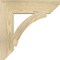 Ekena Millwork Thorton Slat Rough Sawn Bracket, Douglas Fir, 4"W x 18"D x 18"H BKT04X18X18THR06RDF - alternate 2